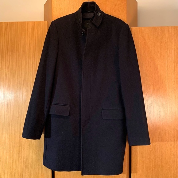 Immaculate Navy Wool Overcoat - Picture 1 of 1